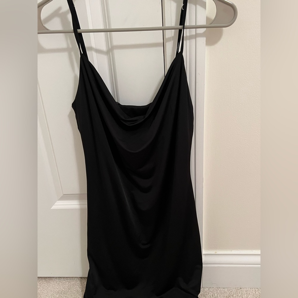Forever 21 silk mini dress with cowl neck